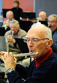 James Gibbons of the New Horizons Band of Western New York