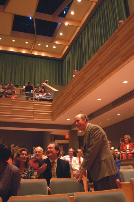 Rosch Recital Hall first faculty meeting 2004