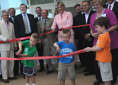 Ribbon cutting for Day Care Center