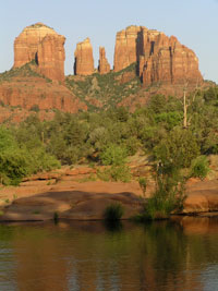 cathedral rocks on route 66