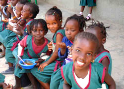 Kids in the Gambia