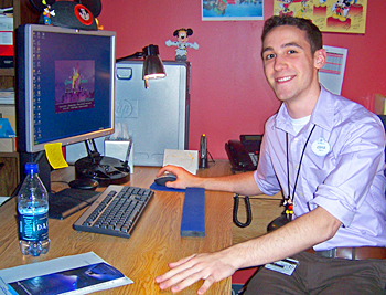 Josh Jeffery's spring internship at Walt Disney World is a 