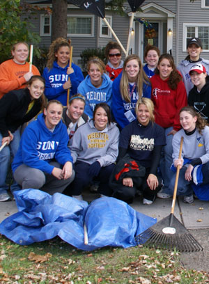 Women athletes in Fall Sweep 2007