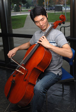 Concerto winner and cellist, Taishi Nonaka