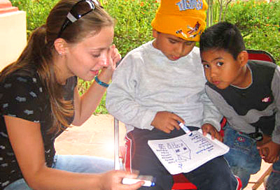 Lindsay Kent teaching