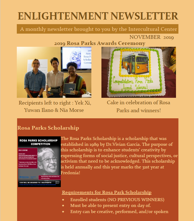 November 2019 Newsletter