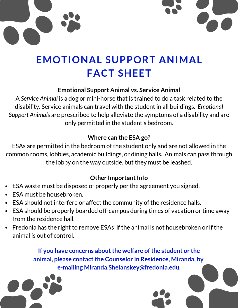 ESA Fact Sheet
