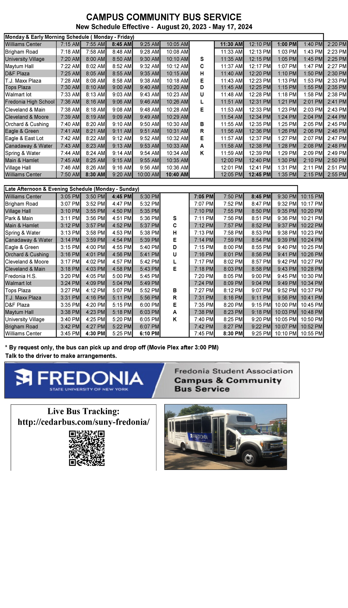Bus Schedule 2023-2024 Page 2
