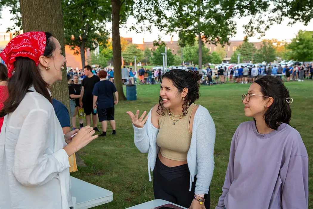 students at Activities Night