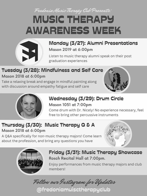 poster for the week of events