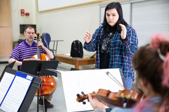 student conducting a coaching session