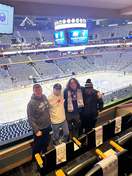 Fredonia students, faculty at KeyBank Center