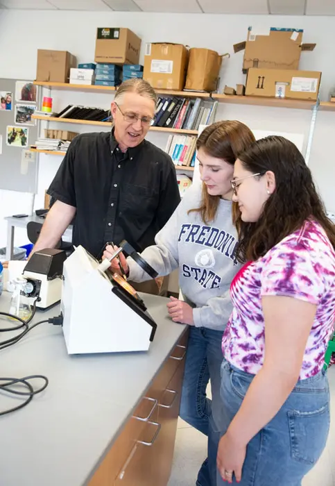 Dr. Ted Lee and students