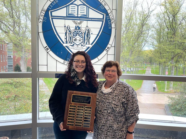 Teresa Buchner with Dr. Susan McNamara