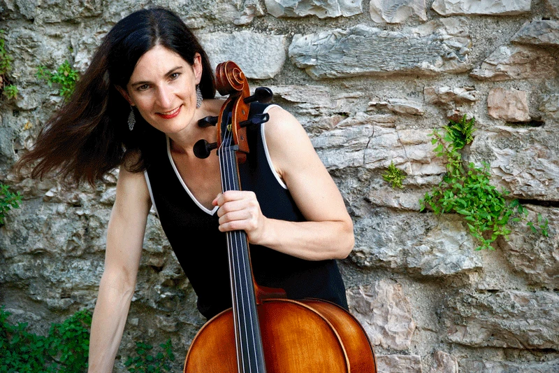 photo of Natasha Farny with cello