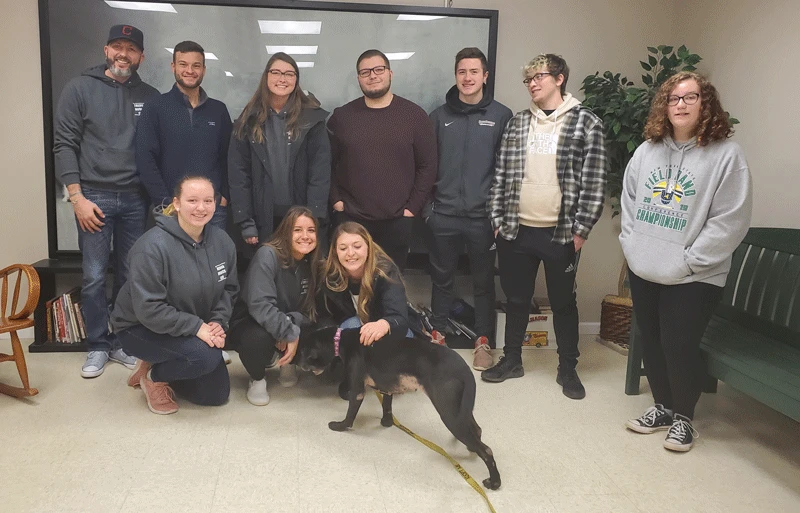 students at the humane society