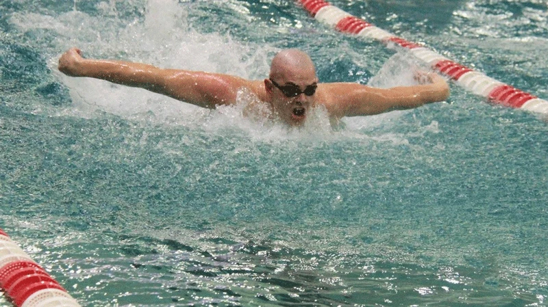 swimmer Kyle Copper