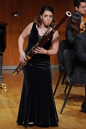 Marisa Esposito performing in the Meg Quigley Vivaldi Competition