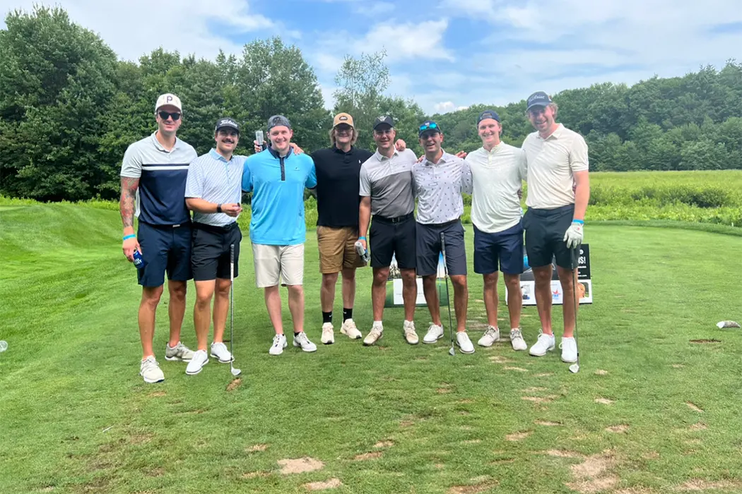 Group photo of hockey players