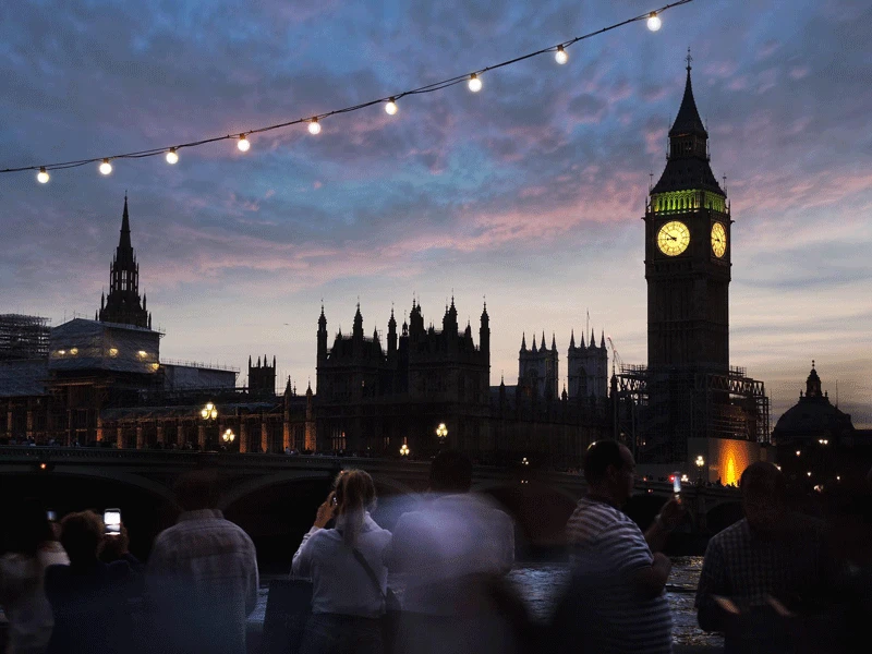 photo of Big Ben and Houses of Parliament at night