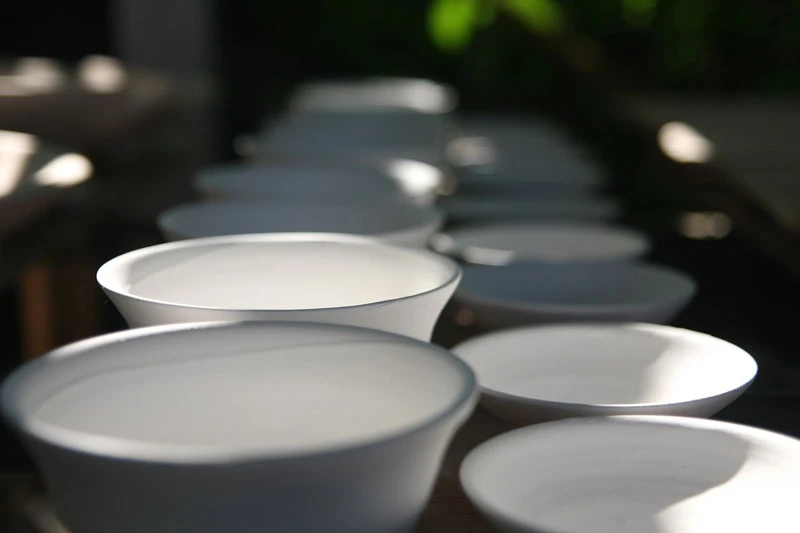 photo of empty bowls