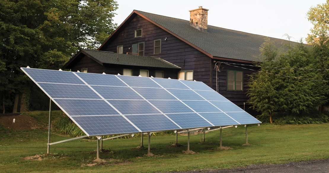 New solar panels, continuing green energy initiatives at the College Lodge.