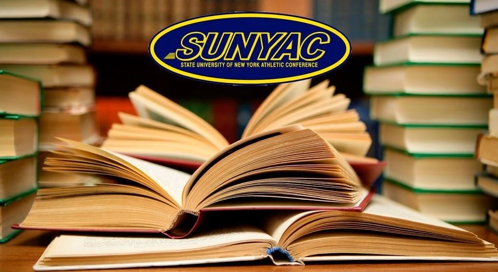 books and the sunyac logo