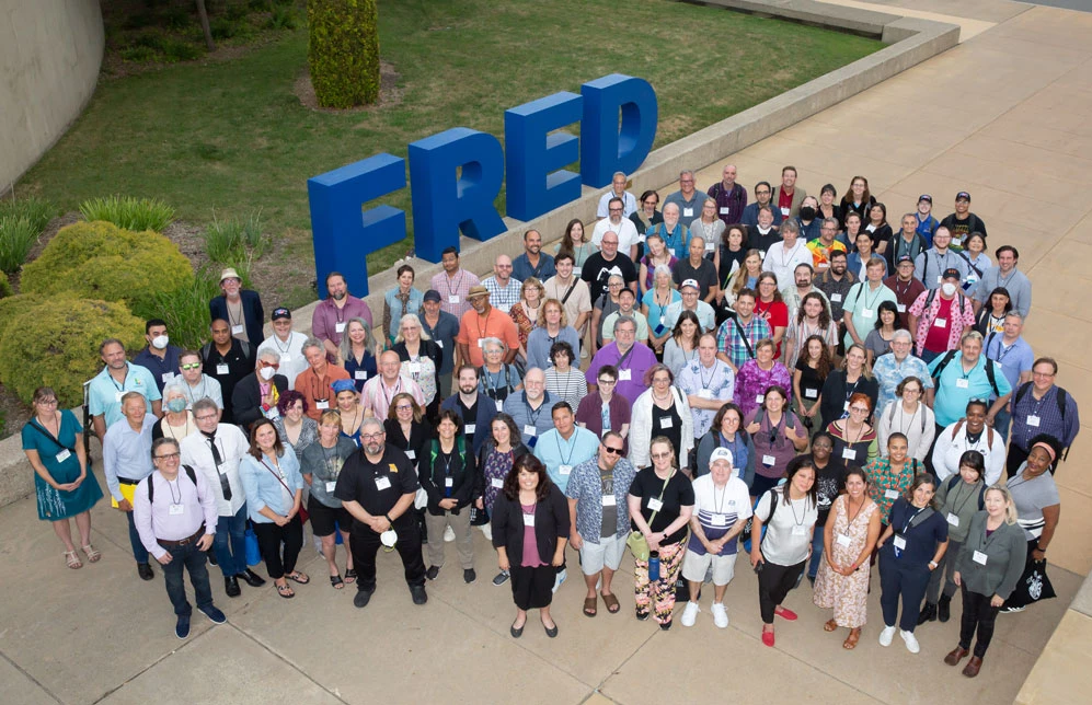 group photo of conference attendees