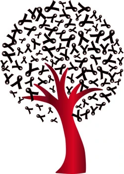 image of tree with symbols