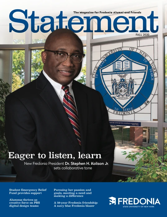 Eager to listen and learn, the new Fredonia President Dr. Stephen H. Kolison Jr. sets a collaborative tone.