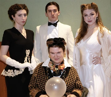 The cast including Sivan Adler, Julia Ferrara, Phineas Goodman, and Audrey Erwin.