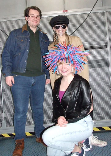 The cast the play including Alexa Kartschoke as Itchy, Joseph Marciniak as Matt and Jennifer Sanchez as Maria.