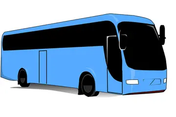 drawing of a bus