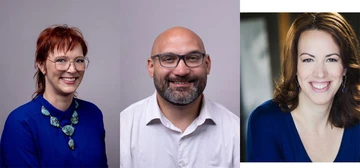 Megan Urban, Dr. Christopher Puglisi and Dr. Jessica Hillman-McCord