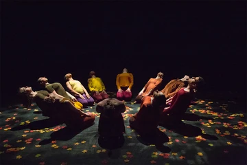 Dancers on stage performing