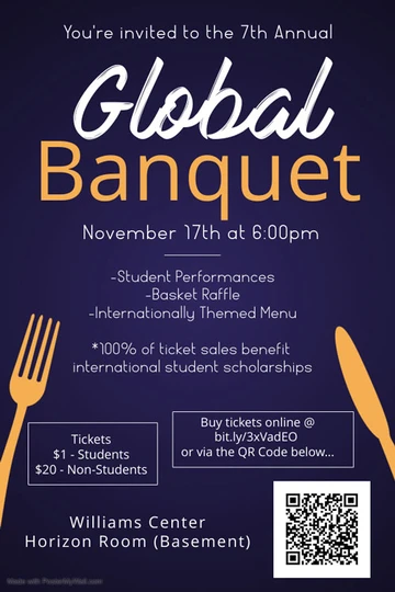 poster for Global Banquet
