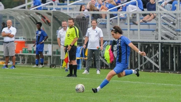 soccer player on the field