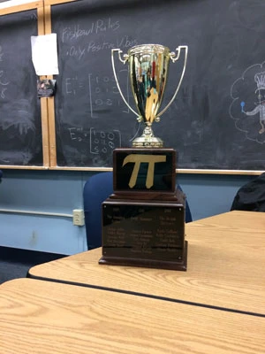 Pi Day trophy