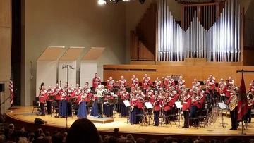 'President's Own' band in King Concert Hall at SUNY Fredonia