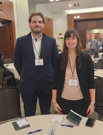 Ian Meeks and Jocelyn Estabrook represented SUNY Fredonia at the Kennametal Center for Operational Excellence Summit.