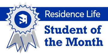Residence Life Student of the Month logo