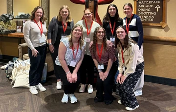 group of students who attended the conference