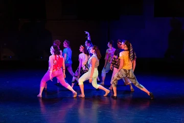 Students in dance formation