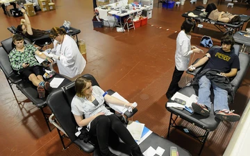photo of blood drive