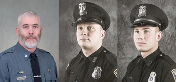 photo of three police officers to be honored
