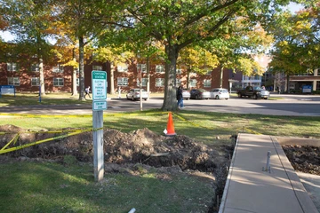 electric charging station site