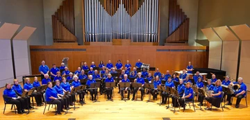 New Horizons Band members in King Concert Hall
