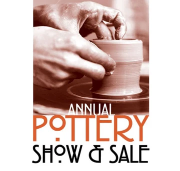 pottery sale poster