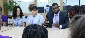 Shaun Nelms, Ed.D., '99, is superintendent of East High School in Rochester, N.Y.