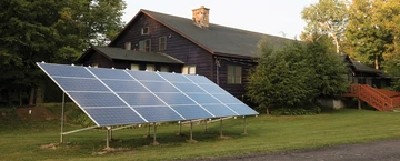 New solar panels, continuing green energy initiatives at the College Lodge.